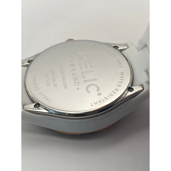 Relic Fossil ZR15626 Womens Chronograph Watch 38mm - New Battery - Date WR 50m - Picture 8 of 10